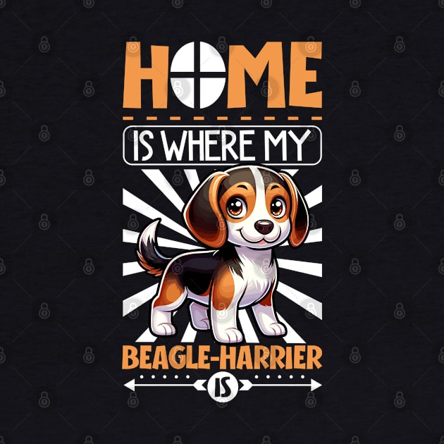 Home is with my Beagle-Harrier by Modern Medieval Design